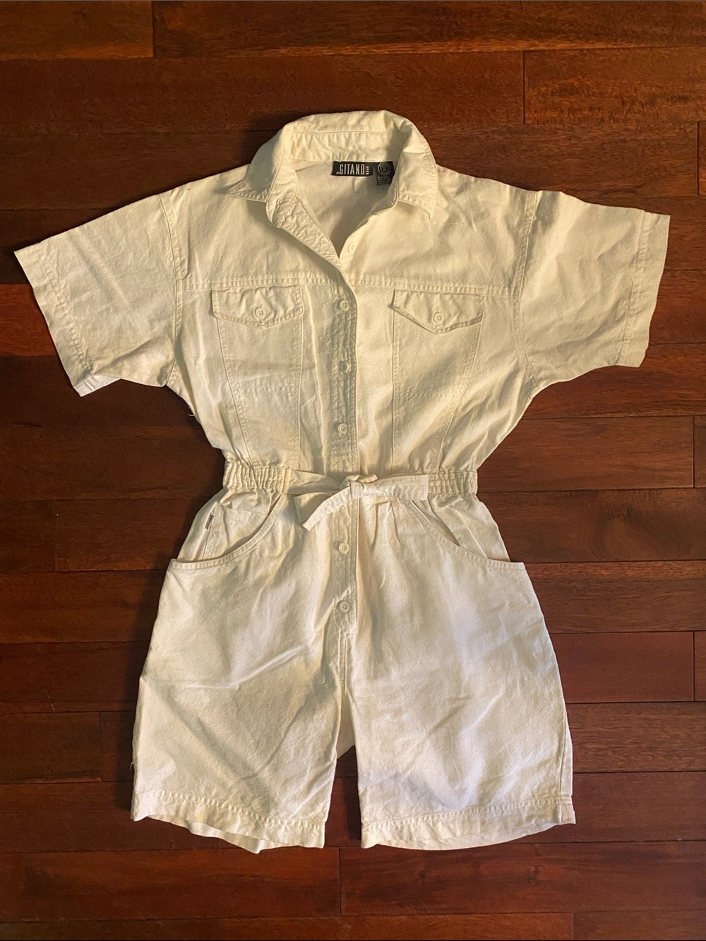 Vintage 80s 90s Gitano Shorts Jumpsuit